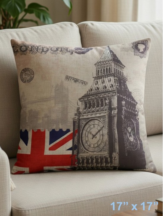UNITED KINGDOM THEME CUSHION & FILLER